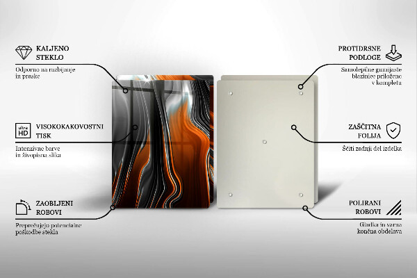 Kitchen worktop saver Abstract pattern