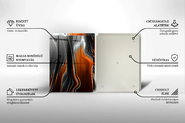 Kitchen worktop saver Abstract pattern