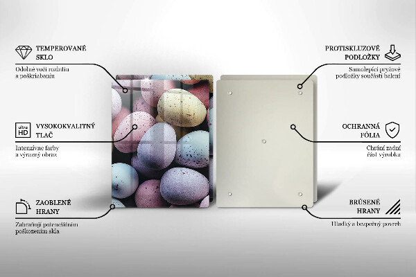 Kitchen worktop saver Easter eggs