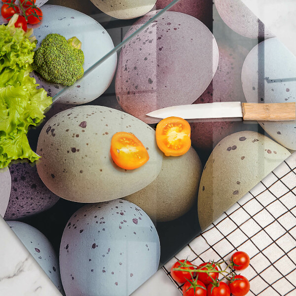 Kitchen worktop saver Easter eggs