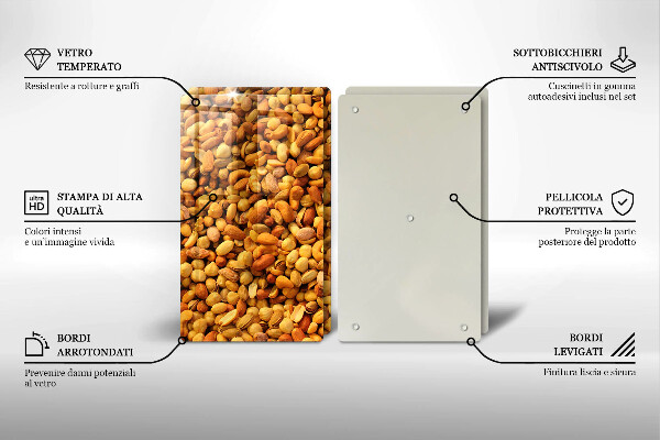 Kitchen worktop saver Mixture of nuts