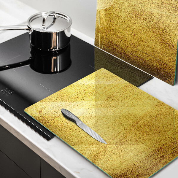 Kitchen worktop saver Yellow abstraction