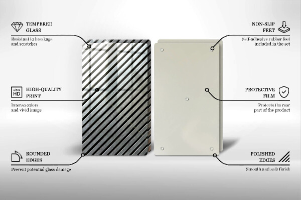 Kitchen worktop saver Metal lines