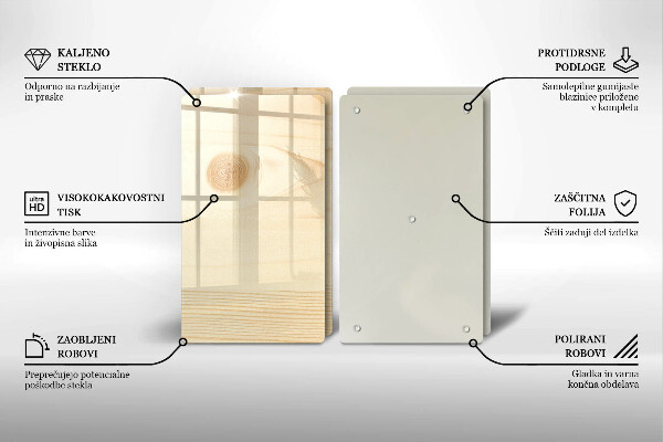 Kitchen worktop saver Wooden plank