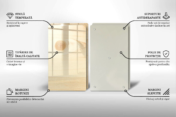 Kitchen worktop saver Wooden plank