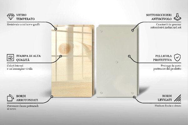 Kitchen worktop saver Wooden plank