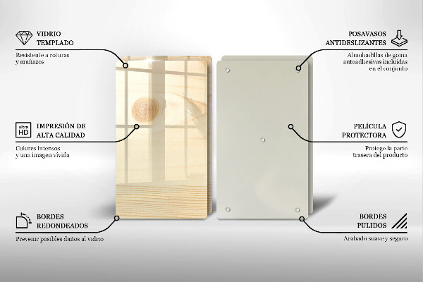 Kitchen worktop saver Wooden plank