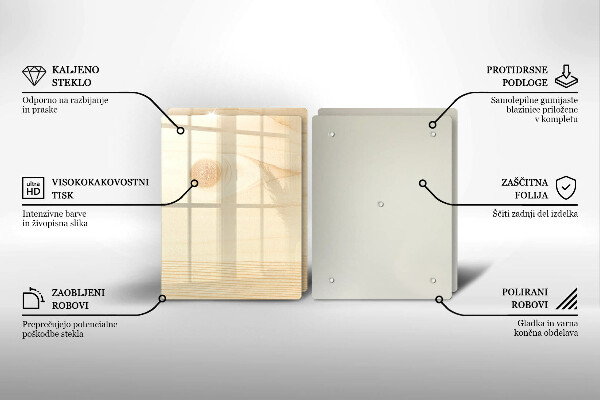 Kitchen worktop saver Wooden plank