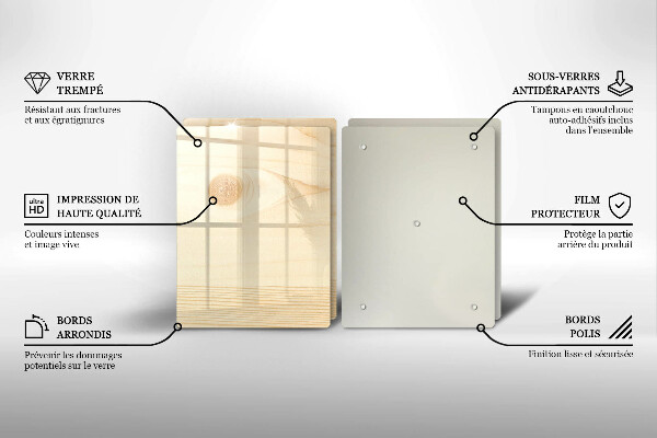 Kitchen worktop saver Wooden plank