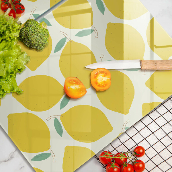 Kitchen worktop saver Illustratuion lemons