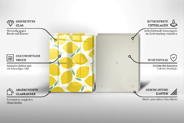 Kitchen worktop saver Illustratuion lemons