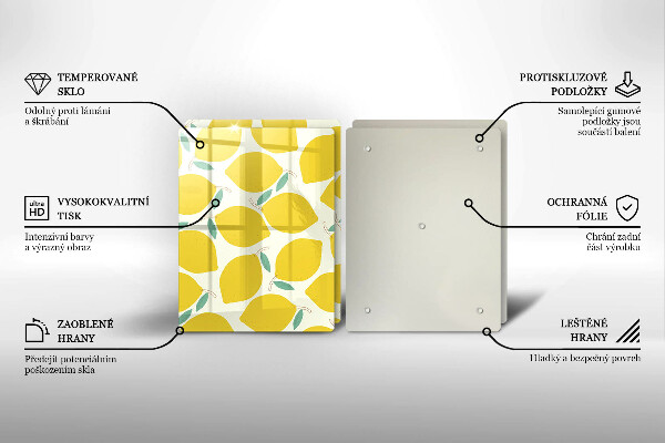 Kitchen worktop saver Illustratuion lemons