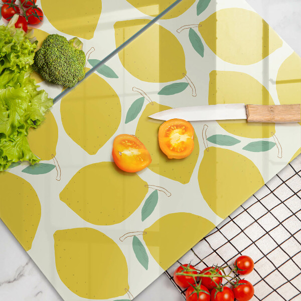 Kitchen worktop saver Illustratuion lemons