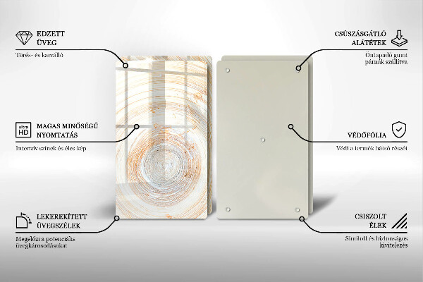 Worktop saver Wood texture