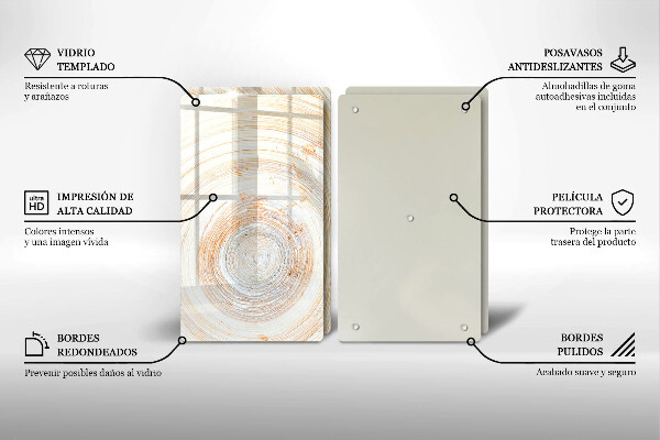 Worktop saver Wood texture