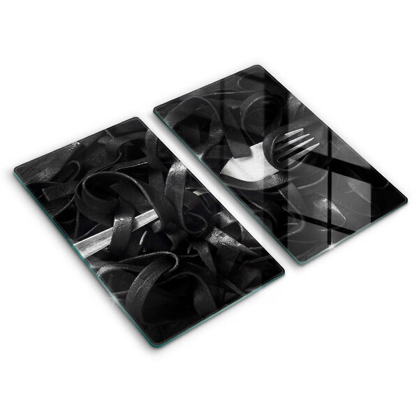 Worktop saver Black tagliatelle pasta