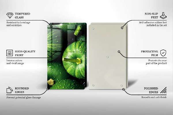 Worktop saver Green pumpkins