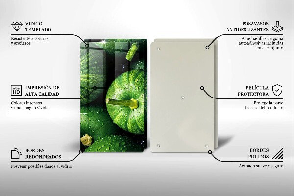 Worktop saver Green pumpkins