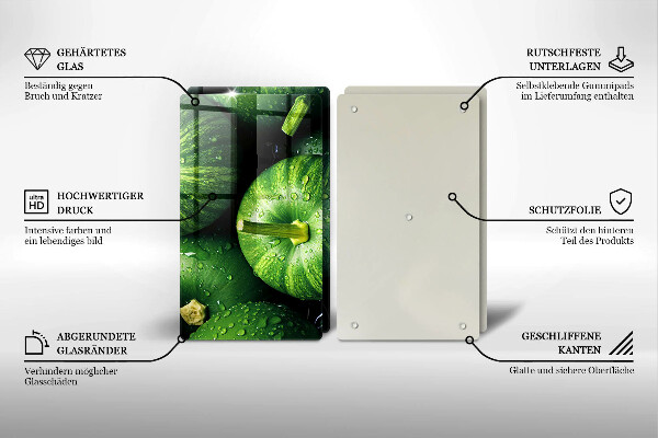 Worktop saver Green pumpkins