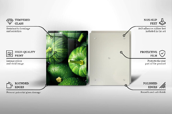 Worktop saver Green pumpkins