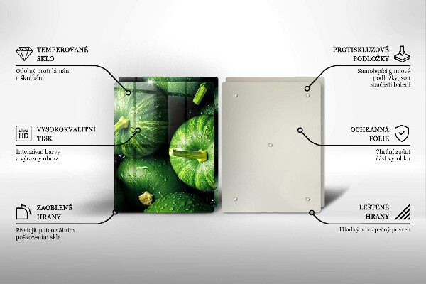 Worktop saver Green pumpkins