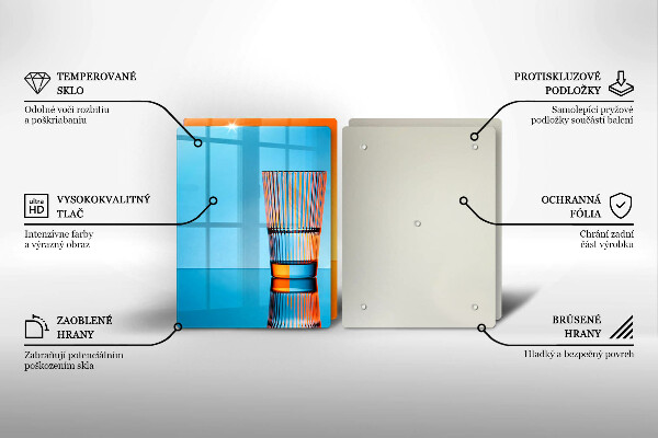 Worktop saver Two glasses of water