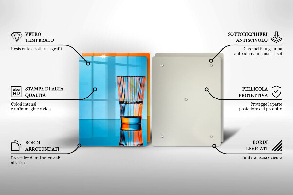 Worktop saver Two glasses of water