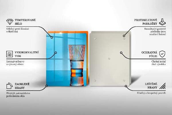 Worktop saver Two glasses of water
