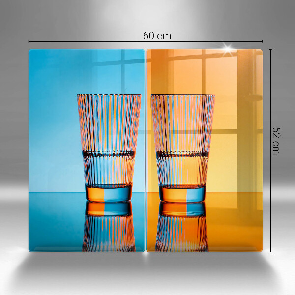 Worktop saver Two glasses of water