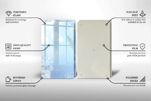 Worktop saver Winter texture