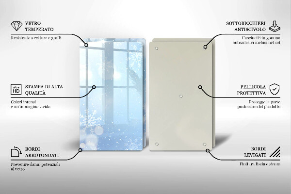 Worktop saver Winter texture