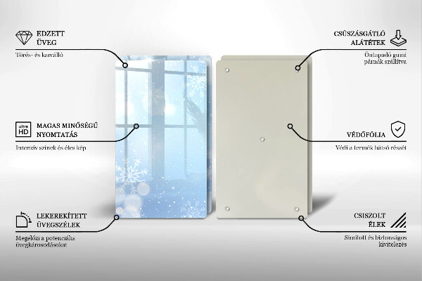 Worktop saver Winter texture