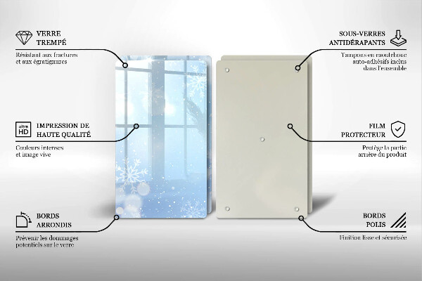 Worktop saver Winter texture