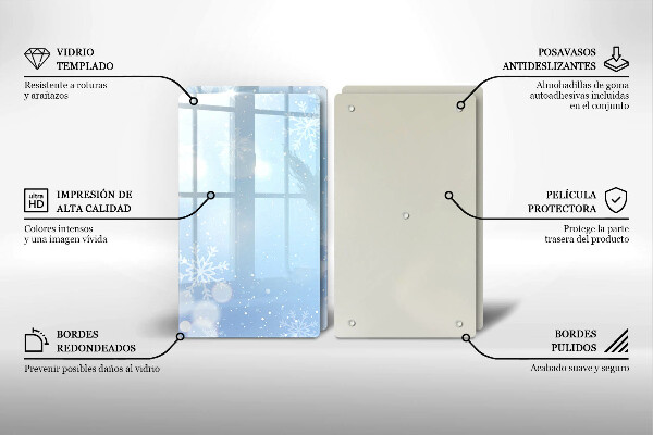 Worktop saver Winter texture