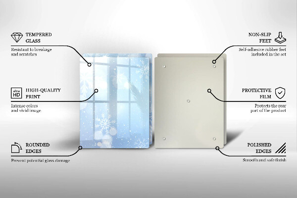 Worktop saver Winter texture