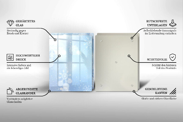 Worktop saver Winter texture