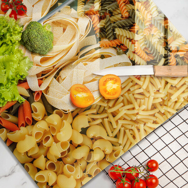 Worktop saver Different types of pasta