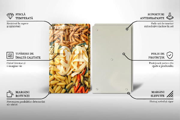 Worktop saver Different types of pasta