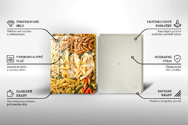 Worktop saver Different types of pasta