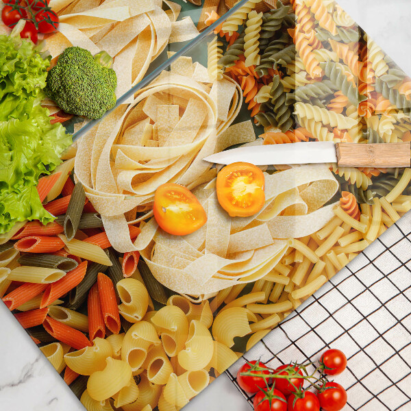 Worktop saver Different types of pasta