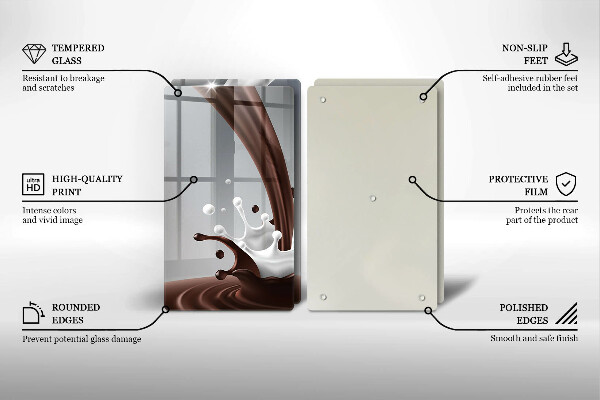 Worktop saver Milk and chocolate