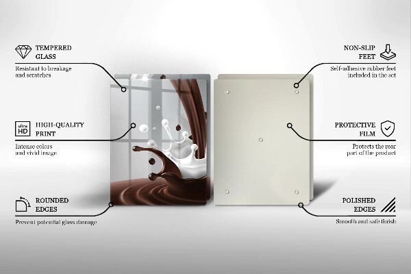 Worktop saver Milk and chocolate