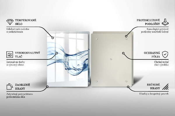 Worktop saver Crystalline water