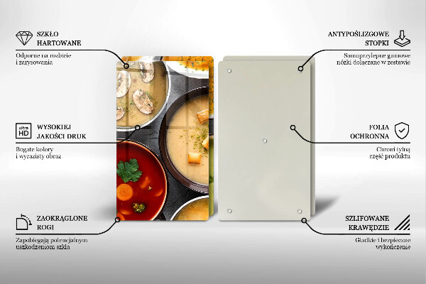 Worktop saver Colorful soups