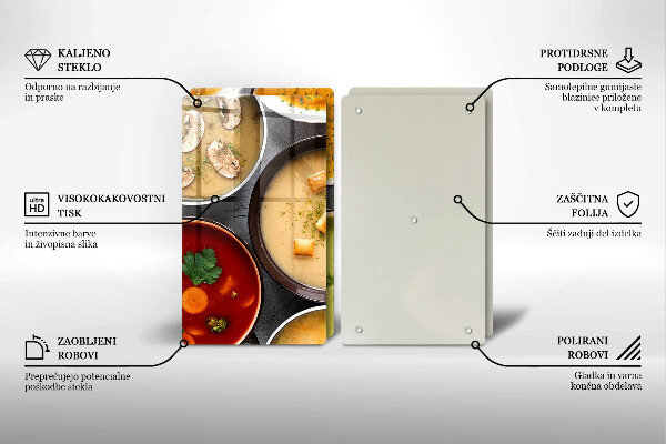 Worktop saver Colorful soups