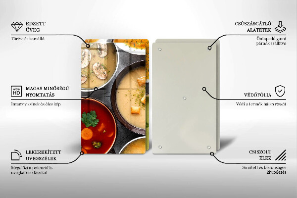 Worktop saver Colorful soups
