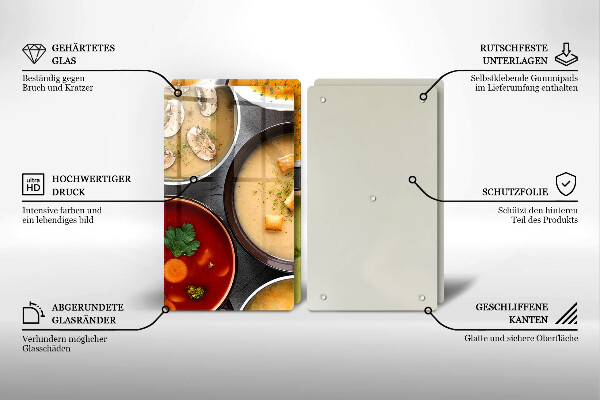 Worktop saver Colorful soups