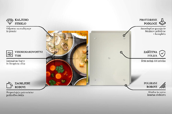 Worktop saver Colorful soups