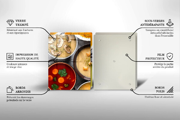 Worktop saver Colorful soups