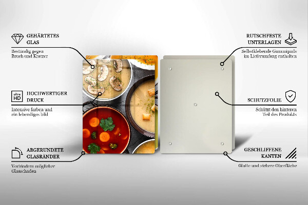 Worktop saver Colorful soups
